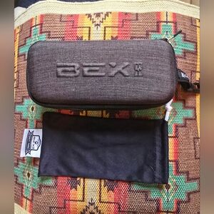 BEX Eyewear Hard Case with Soft Pouch - Dark Gray